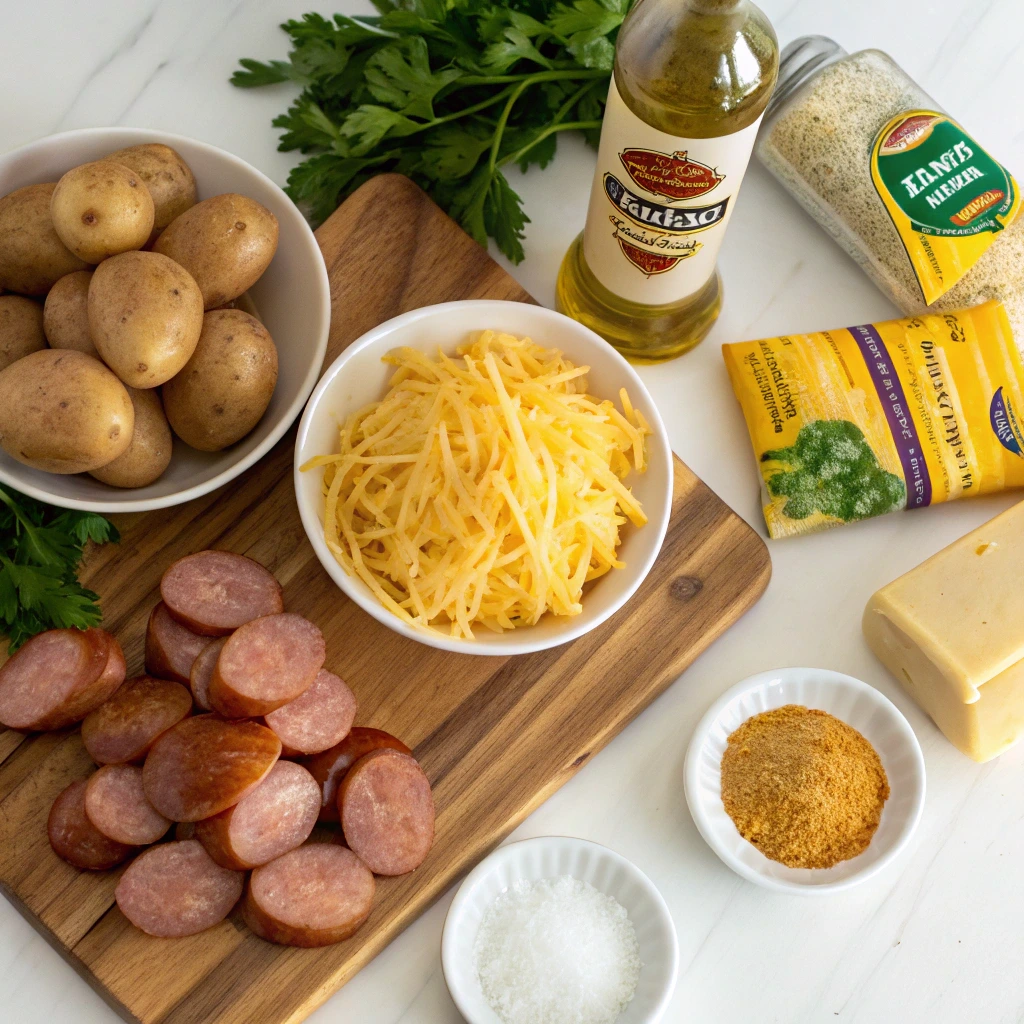 Best Cheesy Ranch Potatoes & Smoked Sausage Recipes Ever!