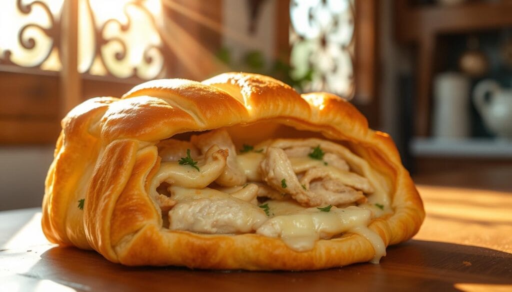 chicken and cheese jalousie recipe