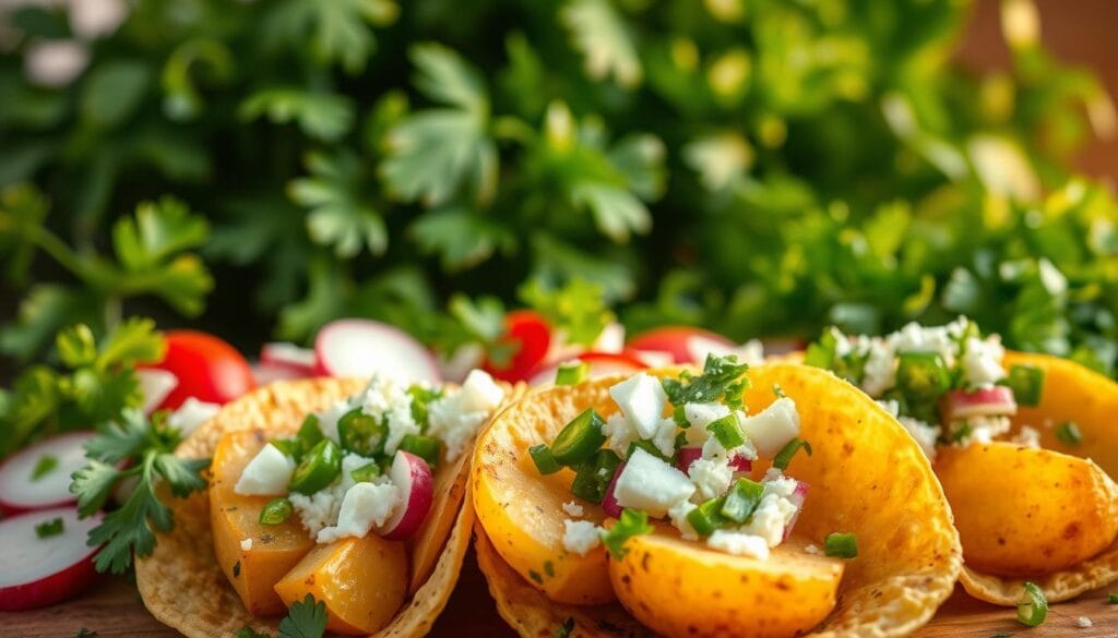 Potato Tacos Garnishes Potato Tacos Garnishes