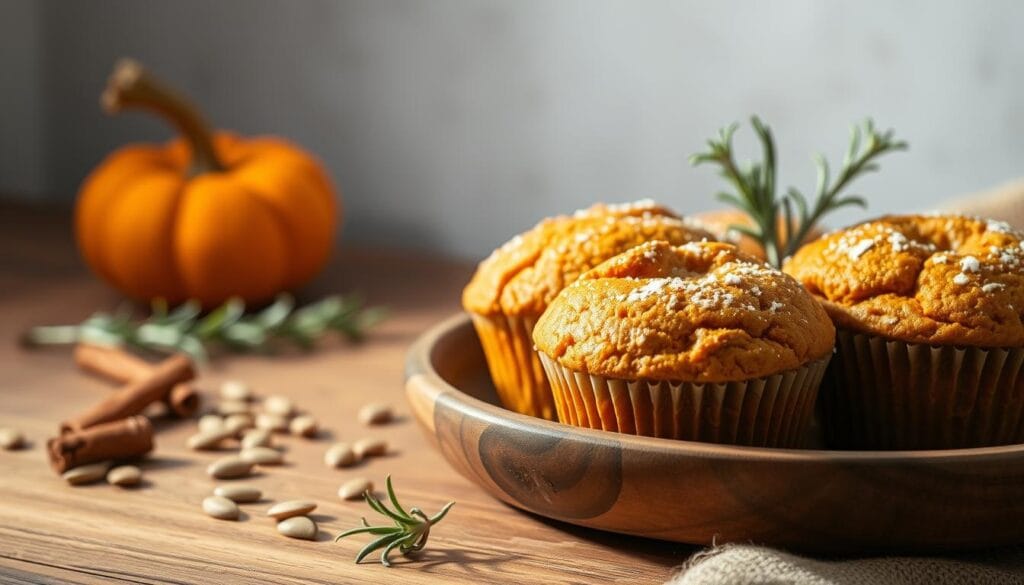 banana pumpkin muffins