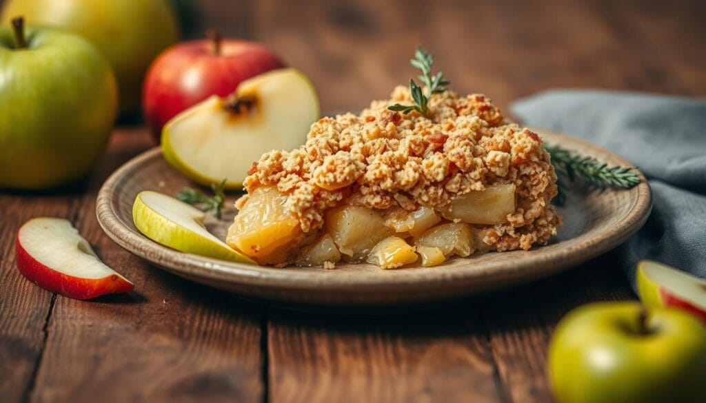 healthy apple crumble recipe