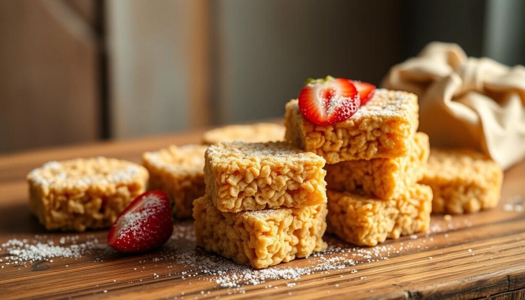 healthy rice crispy cakes