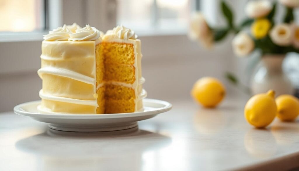 lemon velvet cake