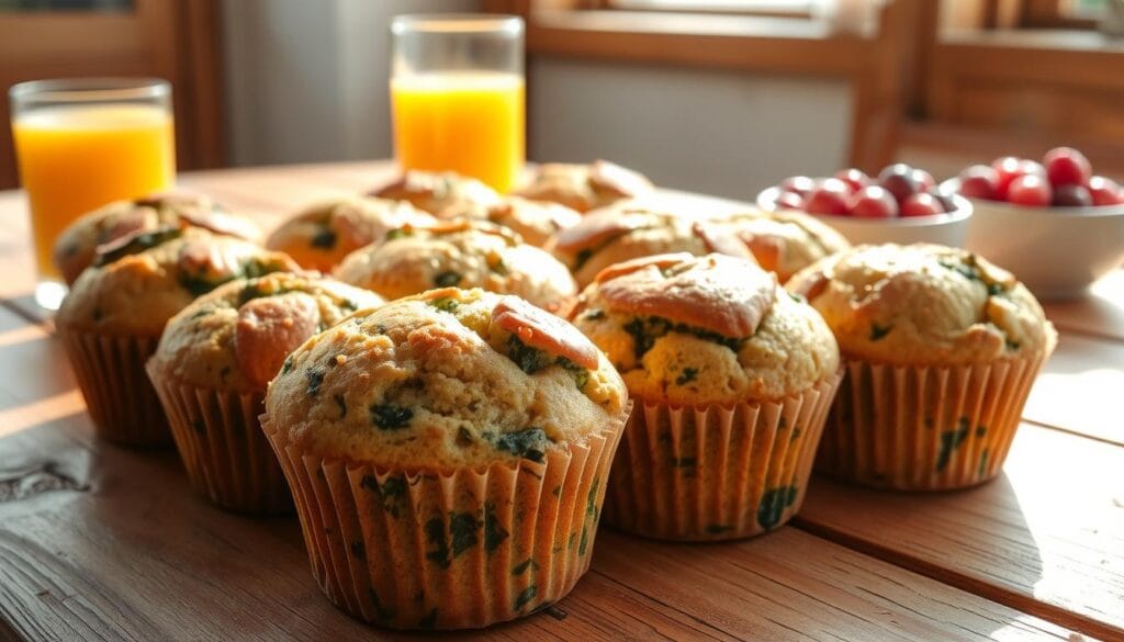 spinach banana muffins