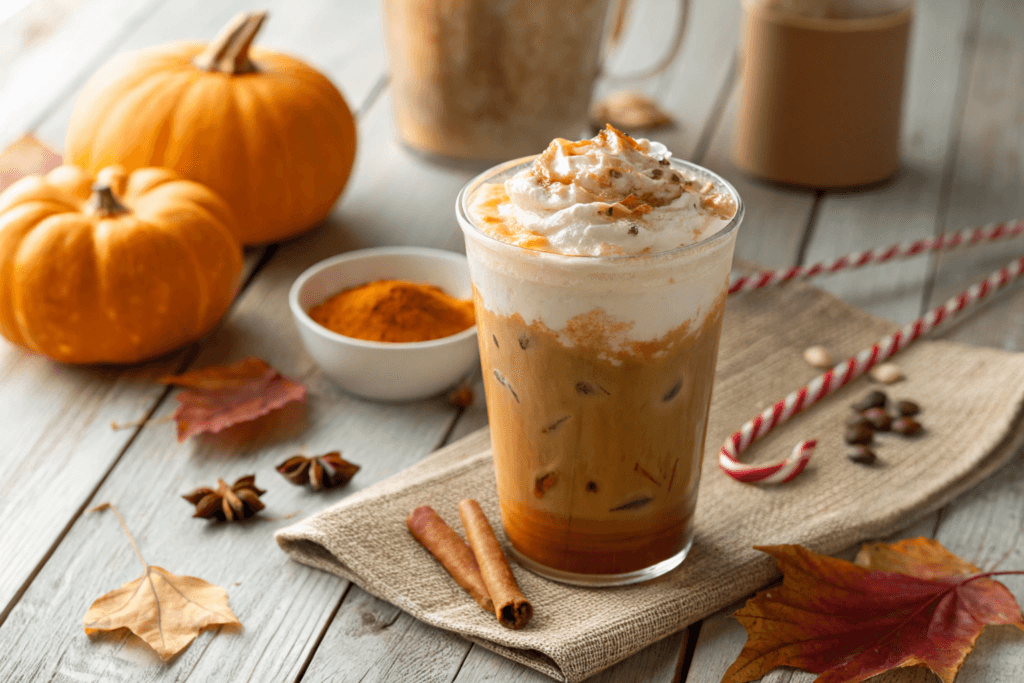 iced pumpkin cream chai