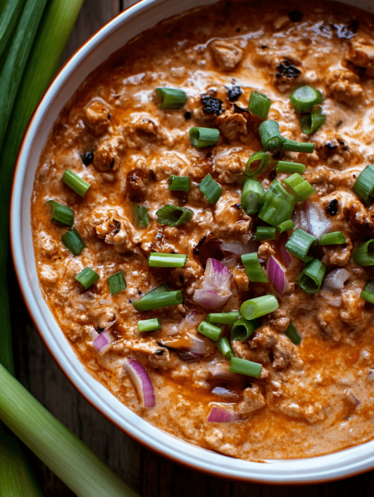 high protein buffalo chicken dip