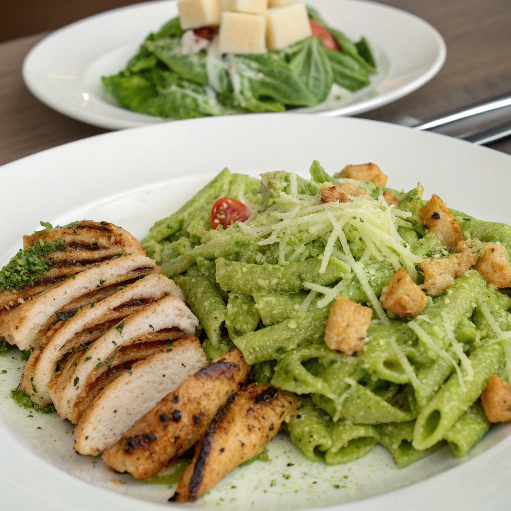 Best Newks Pesto Pasta Chicken Caesar Salad Review & Recipe