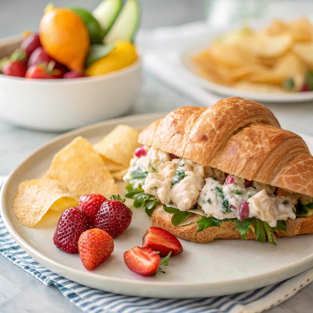 Sassy Scotty Chicken Salad Chick Recipe Croissant Sandwich