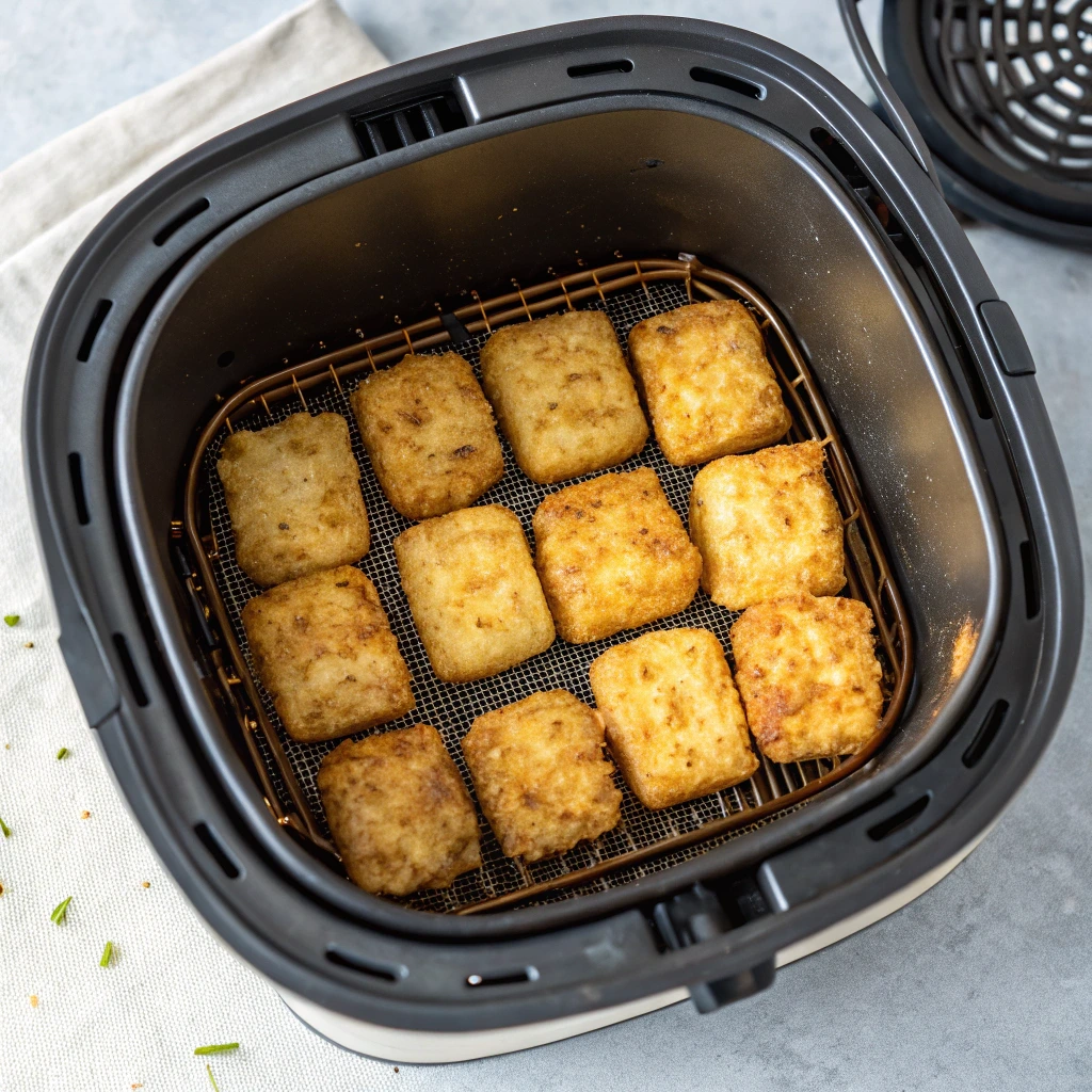 Trader Joe hashbrown air fryer basket cooking
