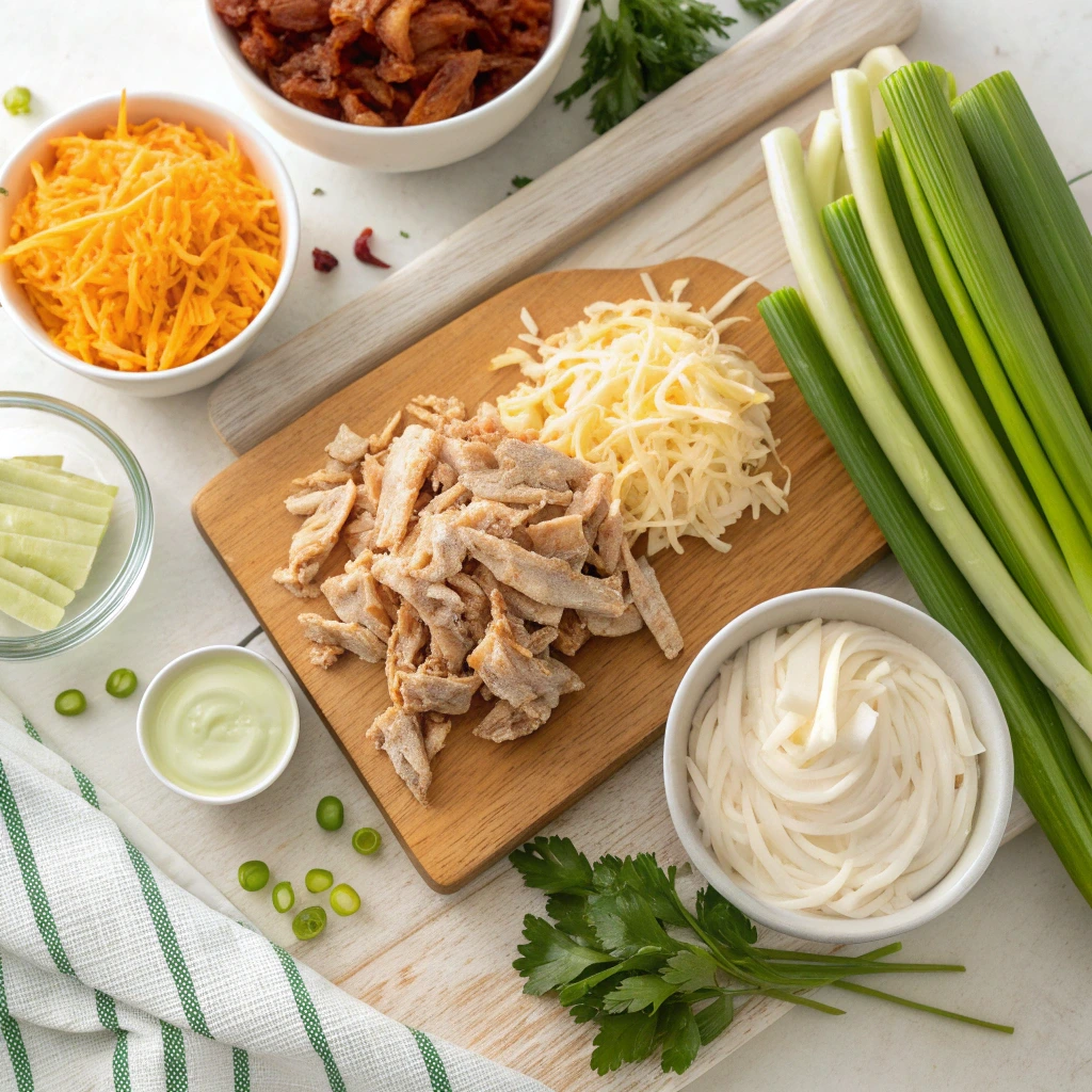 Ingredients for Sassy Scotty Chicken Salad Chick Recipe